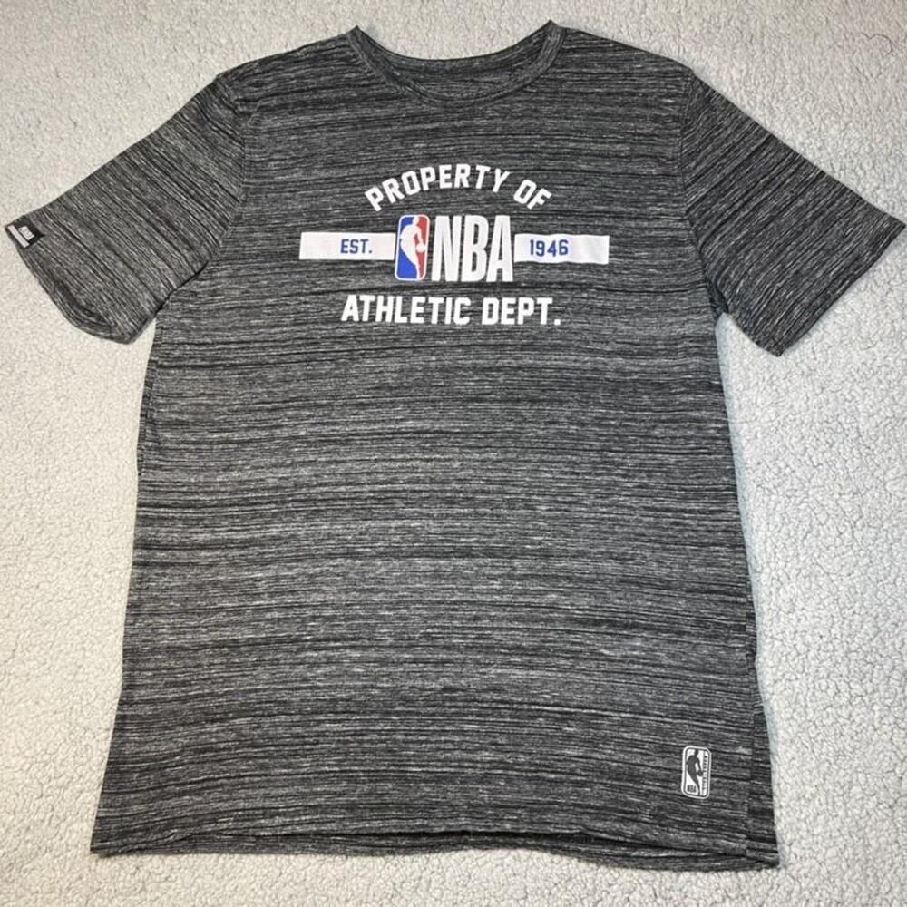 NBA Basketball Shirt Mens Large Heather Gray Athletic Dept Est 1946 Graphic Tee